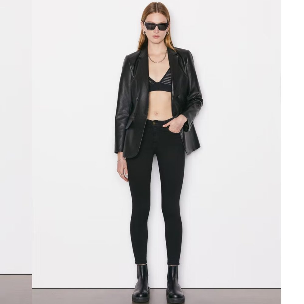 Le Skinny de Jeanne mid-rise jeans